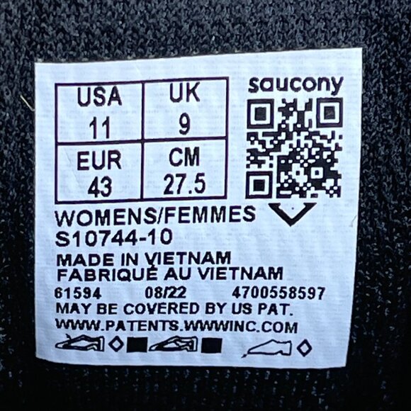 Saucony Women’s Black & Pink Excursion TR16 Trail Running Shoes Size 11 - Picture 5 of 9